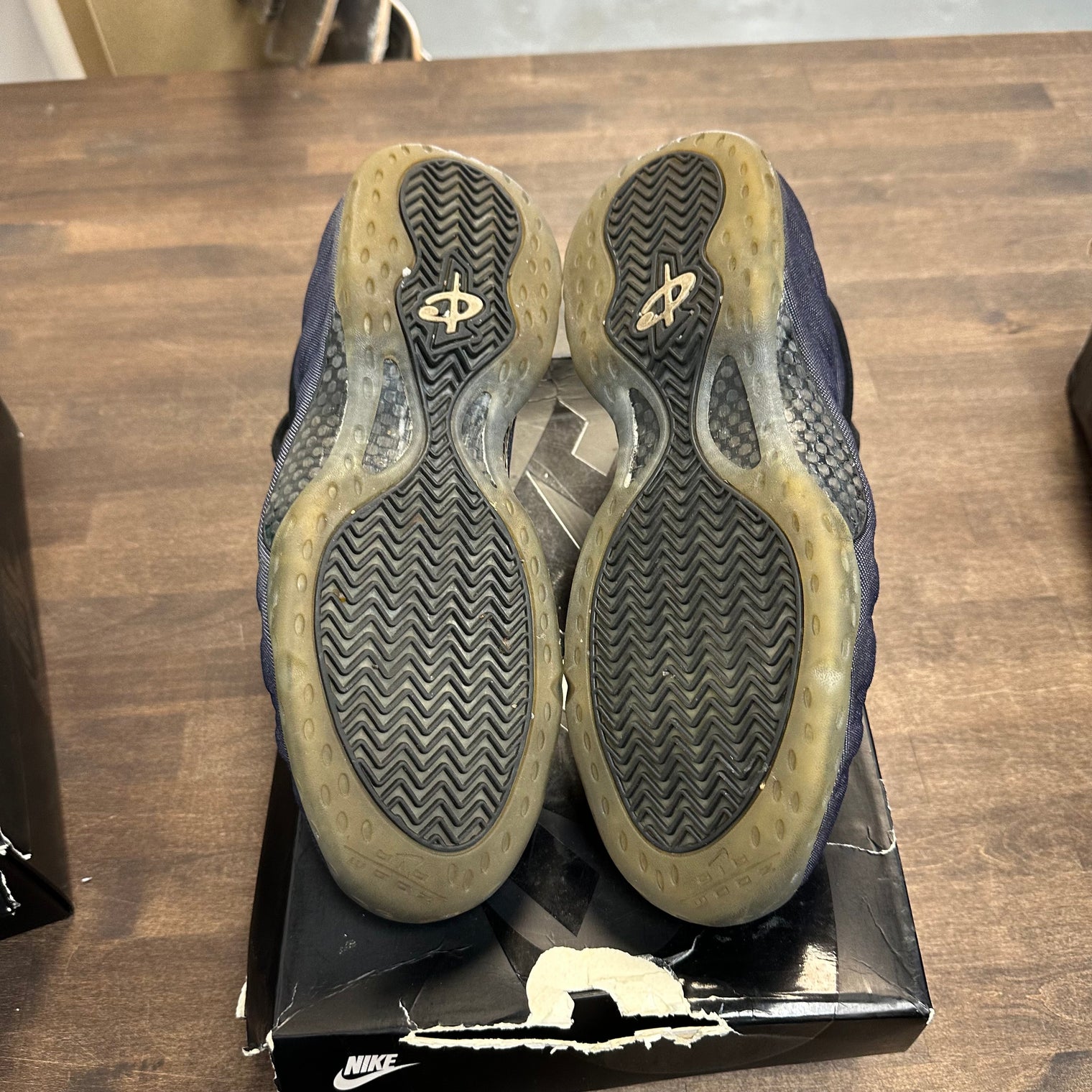 Denim Nike Foamposite One (USED)