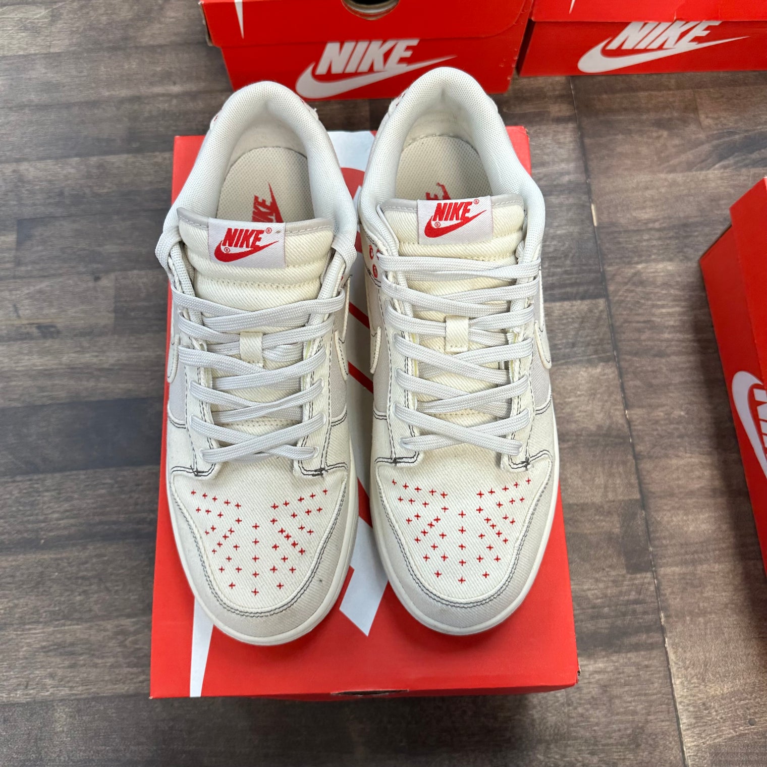 Light Orewood Brown Shashiko Dunk Low (USED)