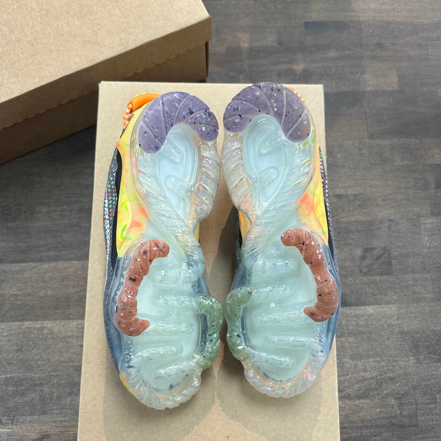 Iron Grey Nike Air VaporMax 2020 Flyknit (Women's) (US 6.5W) (USED,No Box)