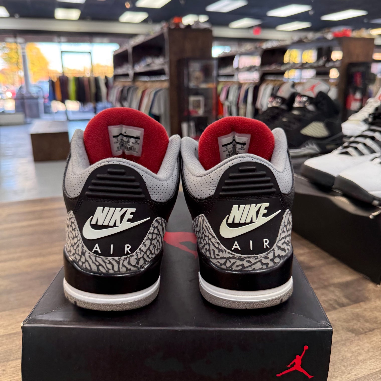 Black Cement Jordan 3 Retro (2018) (USED)