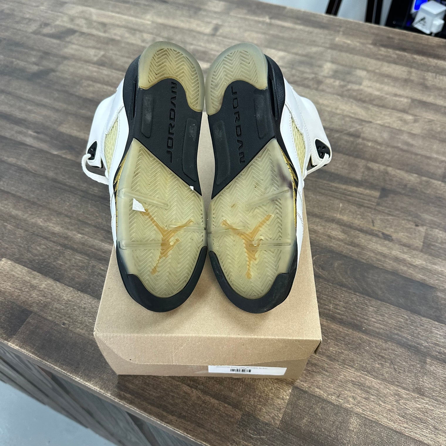 Gold Medal Olympic Jordan 5 (GS) (USED,No Box)