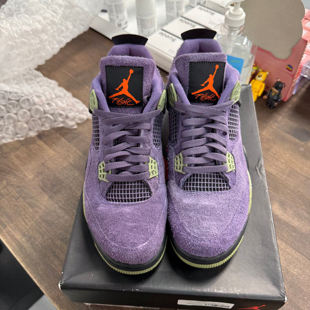 (W) Canyon Purple Jordan 4 (USED)