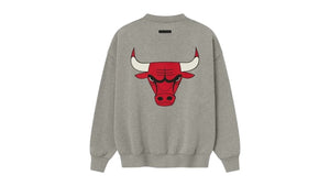 Fear of God Essentials Bulls Sport Crewneck Concrete Heather