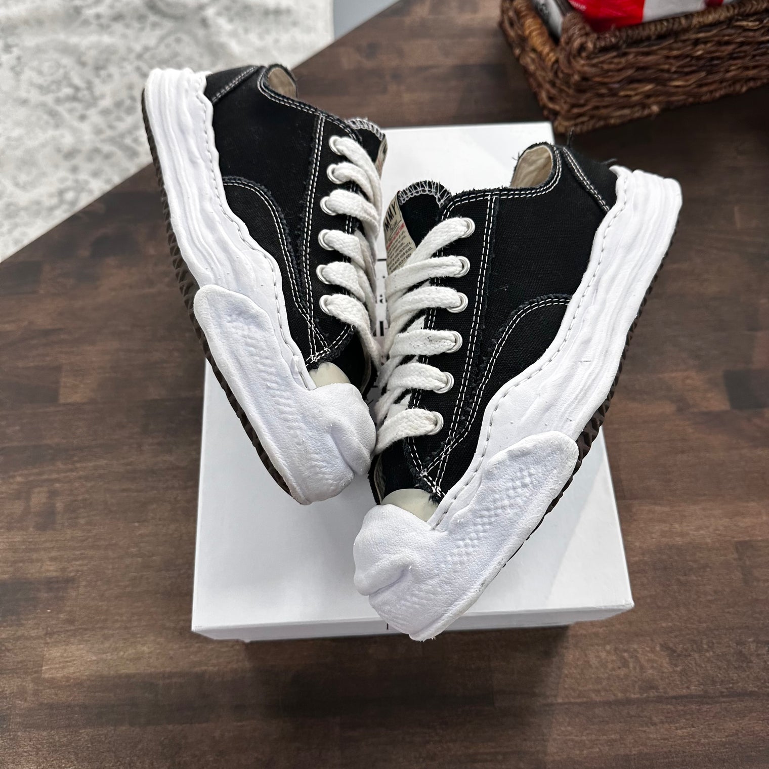 Maison Mihara Yasuhiro Peterson OG Sole Canvas Low Black (USED)