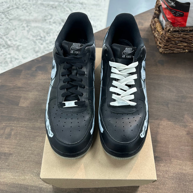 Black Skeleton Air Force 1 Low (USED, No Box)