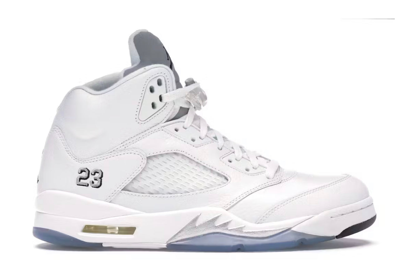 White Metallic Jordan 5 Retro (2015)