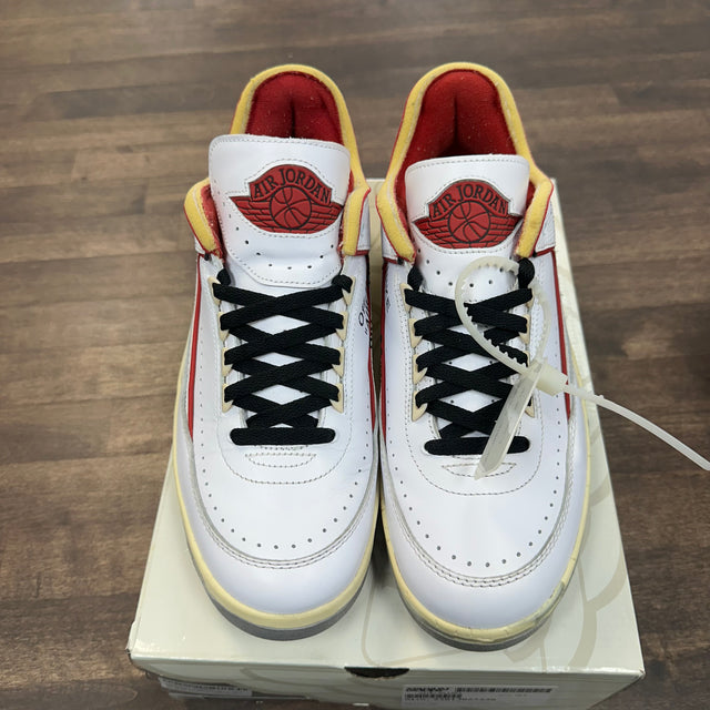 Off-White Varsity Red White Jordan 2 Low (USED)