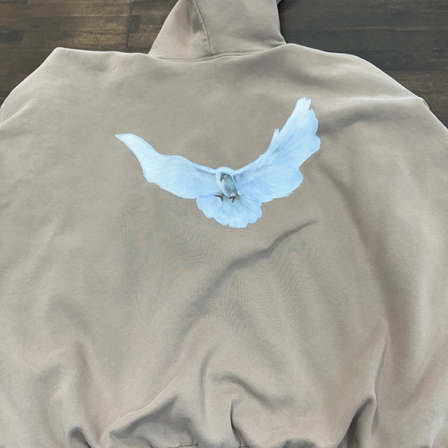 Beige Yeezy Gap Dove Hoodie (USED)