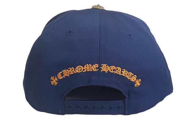 Chrome Hearts Baseball Snapback Hat Blue/Yellow