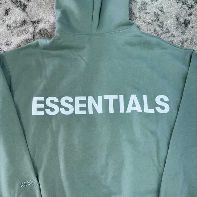 Teal Blue Essentials 3M Logo Hoodie (2019)