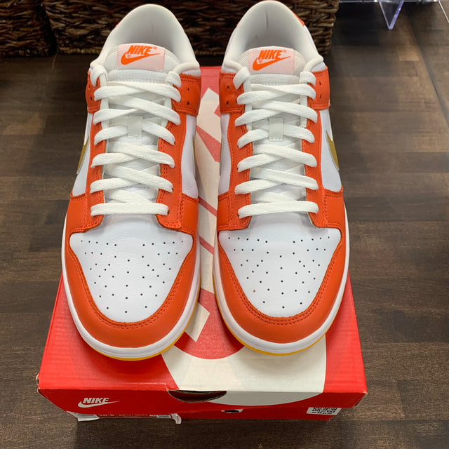 University Gold Dunk Low (W) (USED)