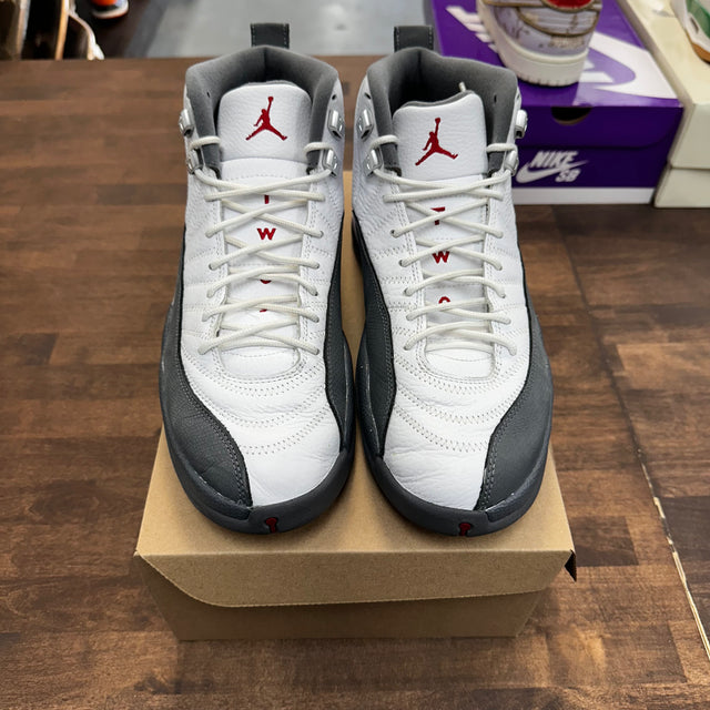 White Grey Stealth Jordan 12 (USED,No Box)