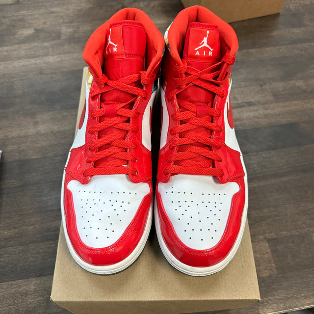 Barcelona Sweater Jordan 1 Mid (USED, No Box)