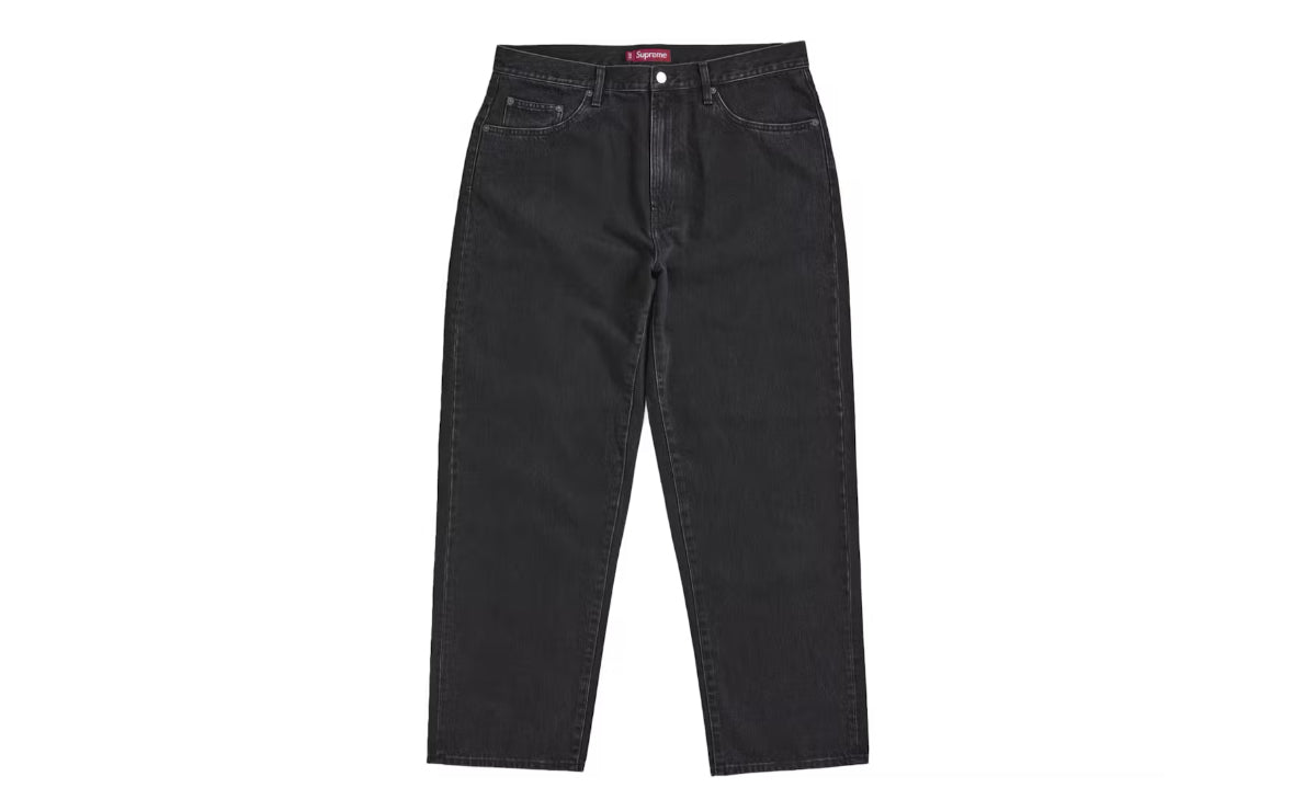 Supreme Rigid Black Baggy Selvedge Jean Black (FW24)
