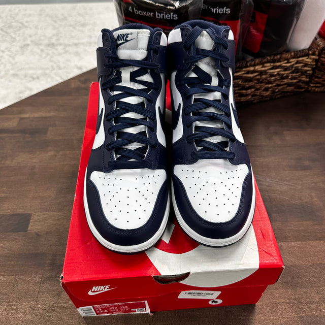 Championship Navy Dunk High (USED)