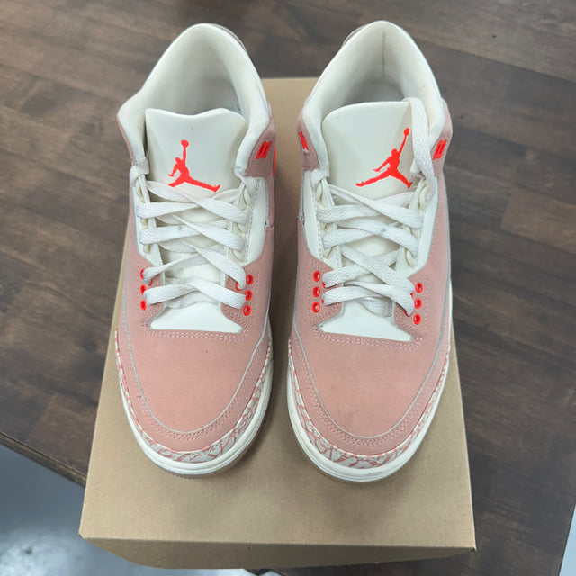 Rust Pink Jordan 3 (W) (USED, No Box)