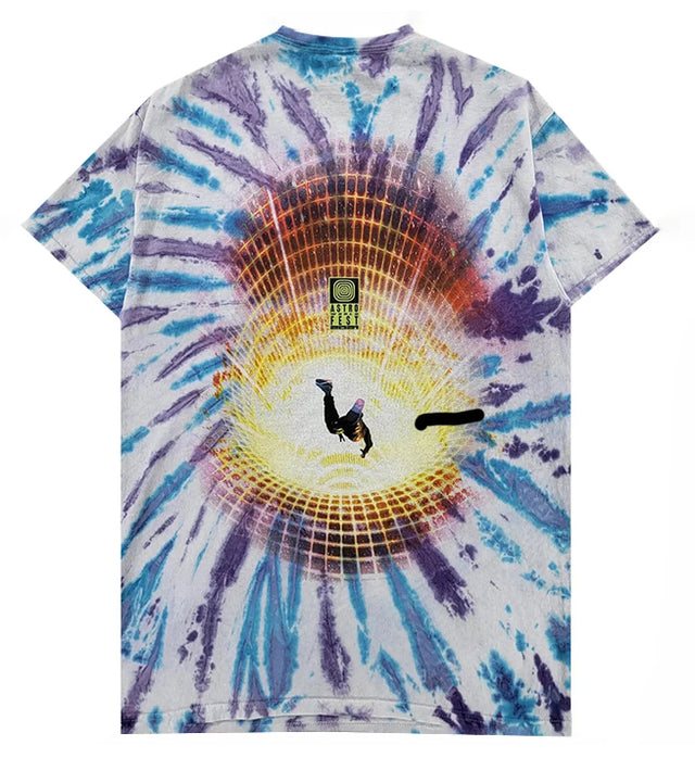 Travis Scott Flame Tie Dye Tee