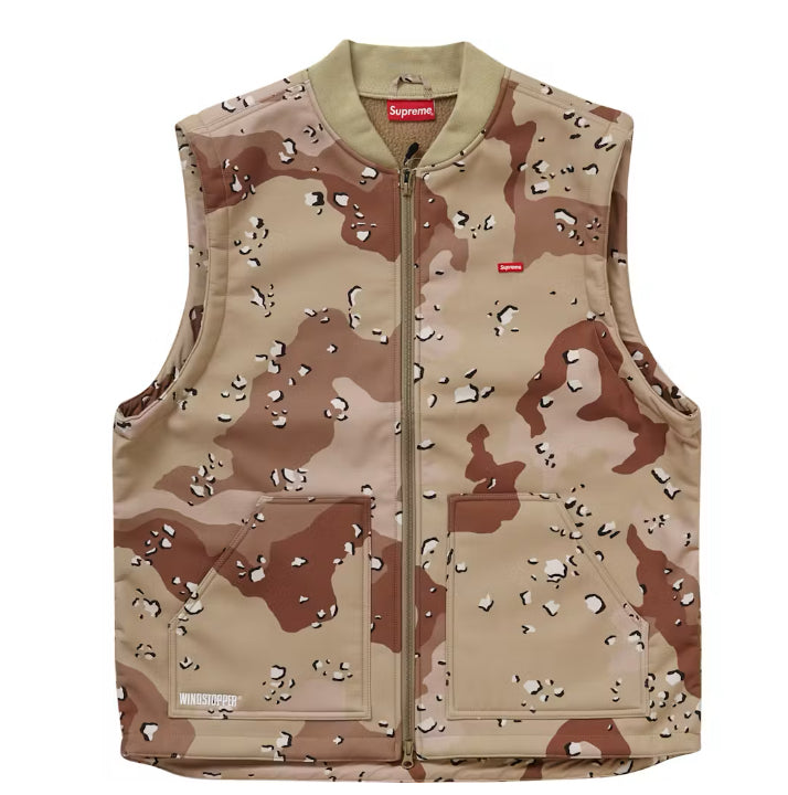 Supreme Windstopper Work Vest Chocolate Chip Camo