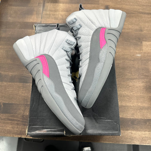 (GS) Wolf Grey Vivid Pink Jordan 12
