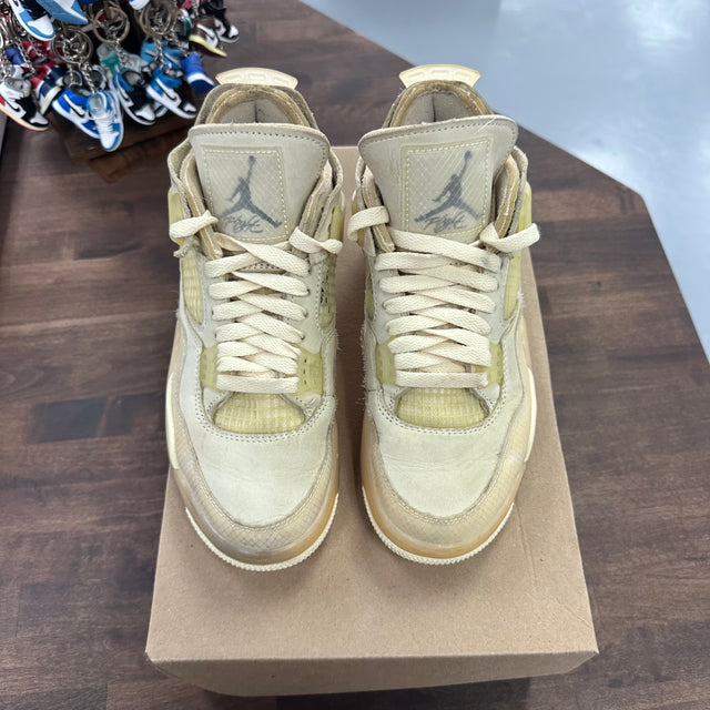 Off White Jordan 4 Sail (W) (USED, No Box, No Insoles)