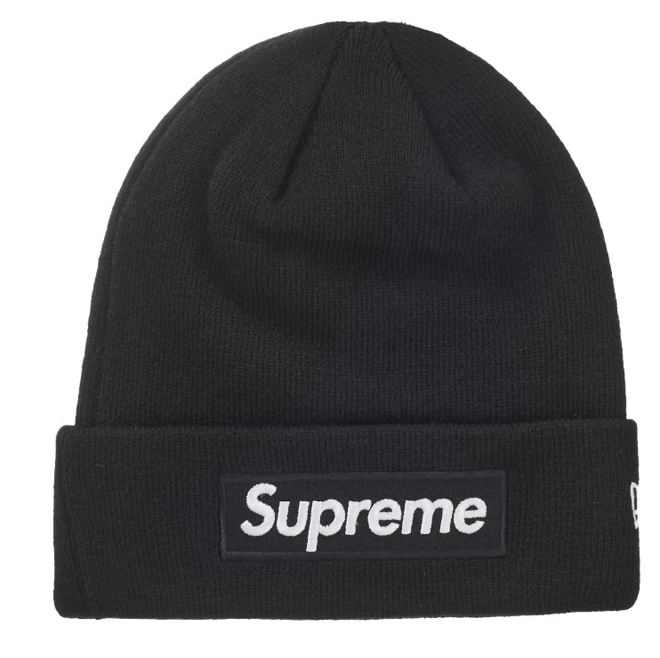 Black Supreme Box Logo Beanie (FW24)