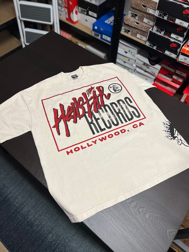 Hellstar Records T-Shirt Off-White