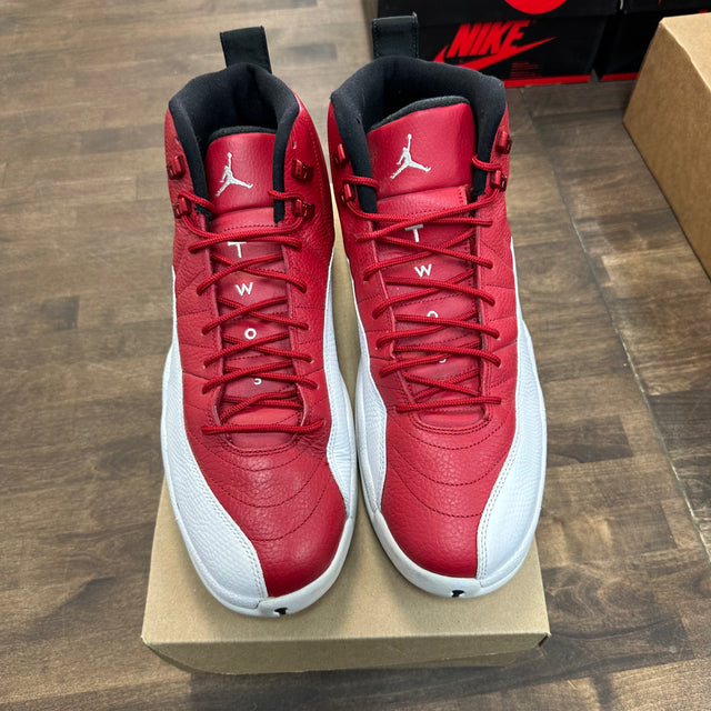 Gym Red White Jordan 12 (USED,No Box)