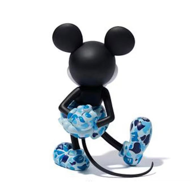 Bape Mickey Mouse 90th Anniversary Figure Blue Camo (Displayed)