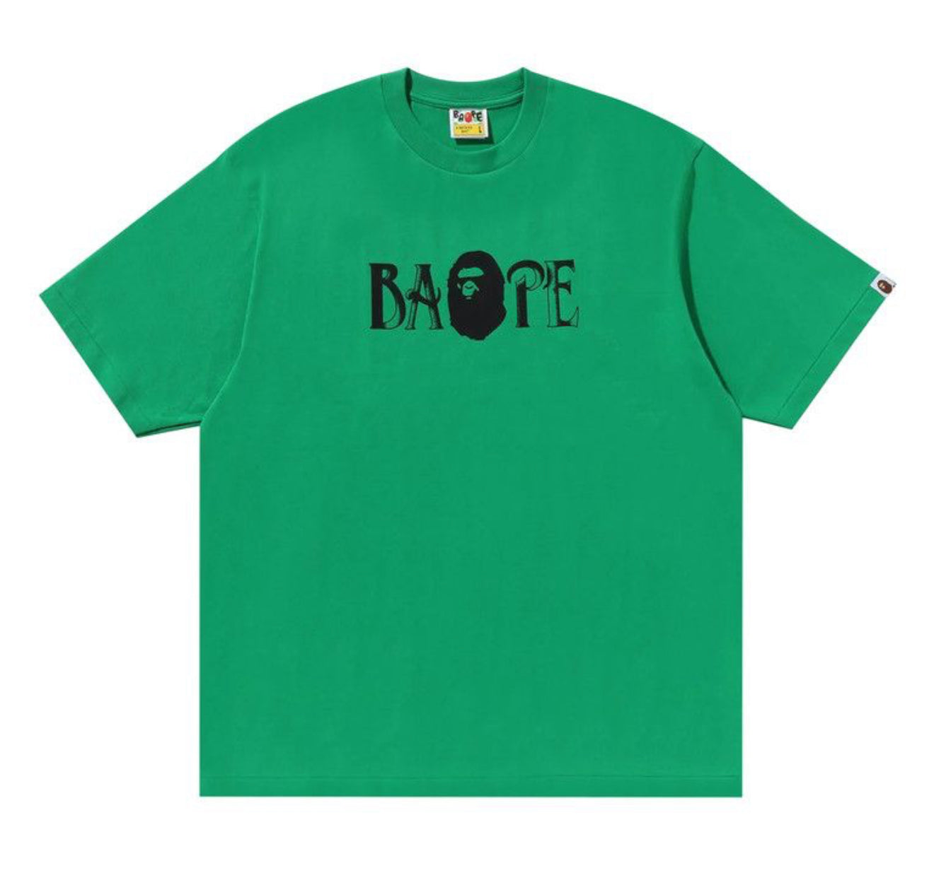 A Bathing Ape Relaxed Fit Green Tee