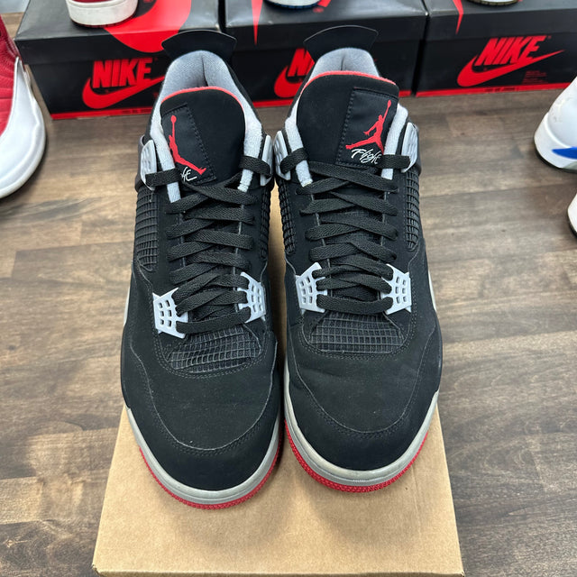 Bred Jordan 4 (2019) (USED,No Box)