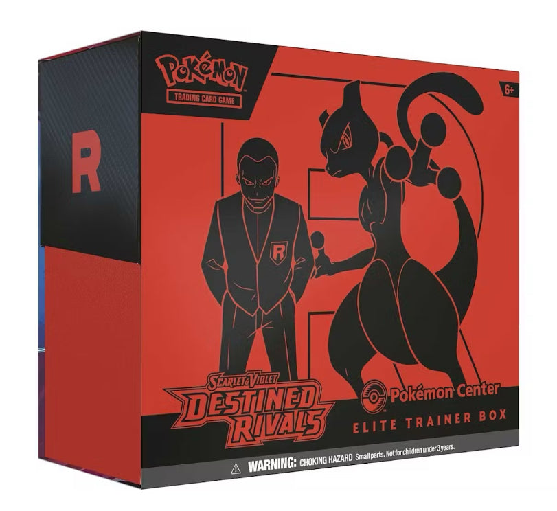 Pokémon TCG Destined Pokemon Center Exclusive Rival Elite Trainer Box