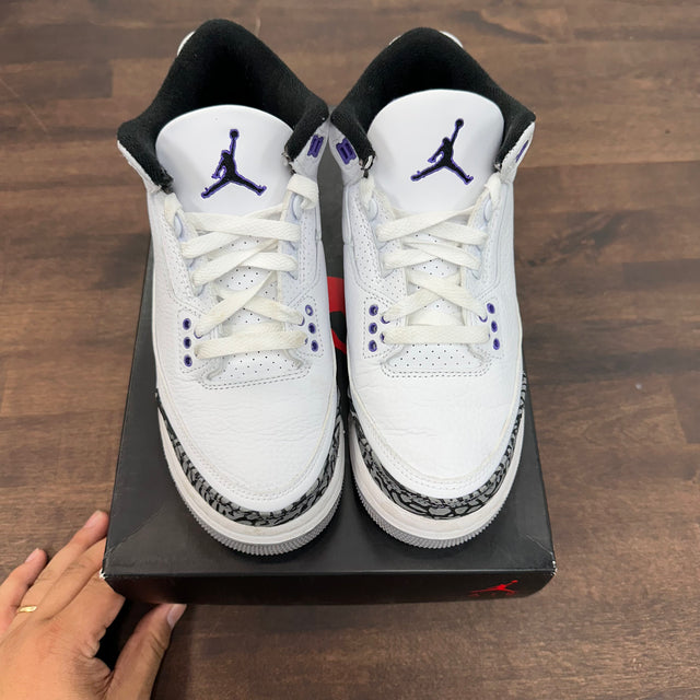 (GS) Dark Iris Jordan 3 (USED)