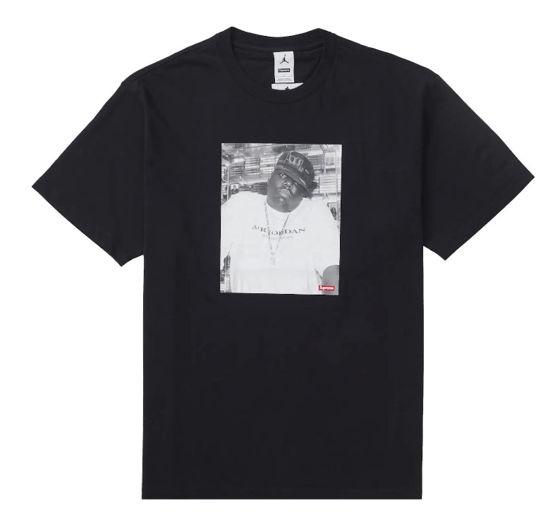 Biggie Tee Black Supreme Jordan