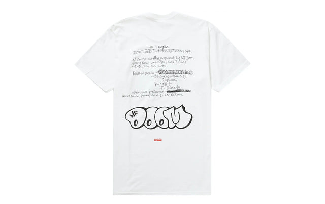 Supreme MF Doom Tee White