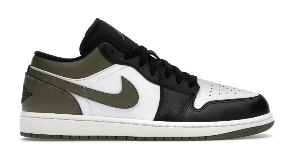 Black Toe Medium Olive Jordan 1 Low (No Lid)
