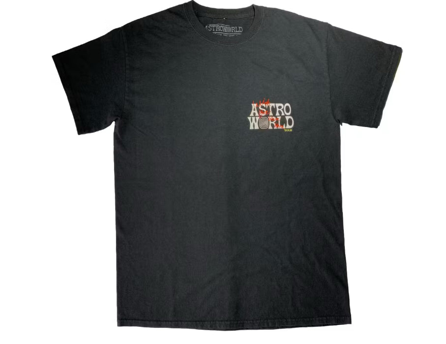 Astroworld Wish you were Here Tee Black