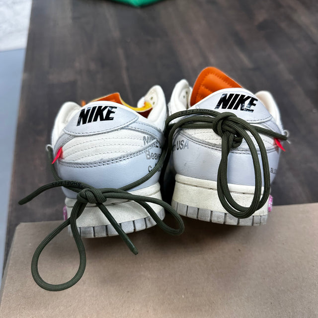 Lot 22 of 50 Off-White Dunk Low (USED, No Box)