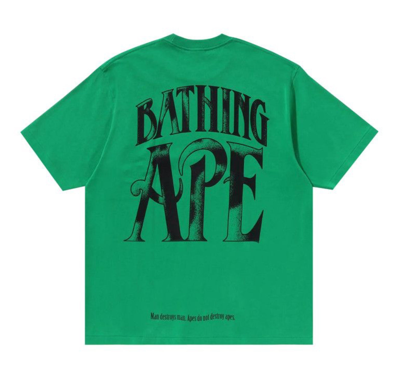 A Bathing Ape Relaxed Fit Green Tee
