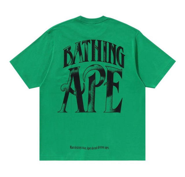 A Bathing Ape Relaxed Fit Green Tee