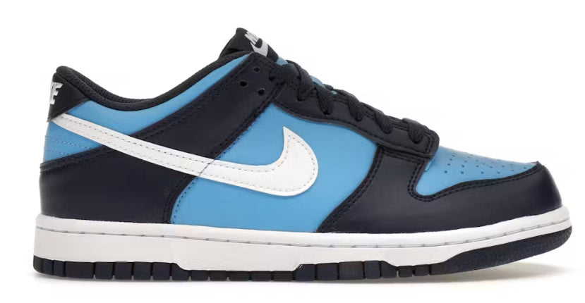 (GS) University Blue White Nike Dunk Low (No Box)