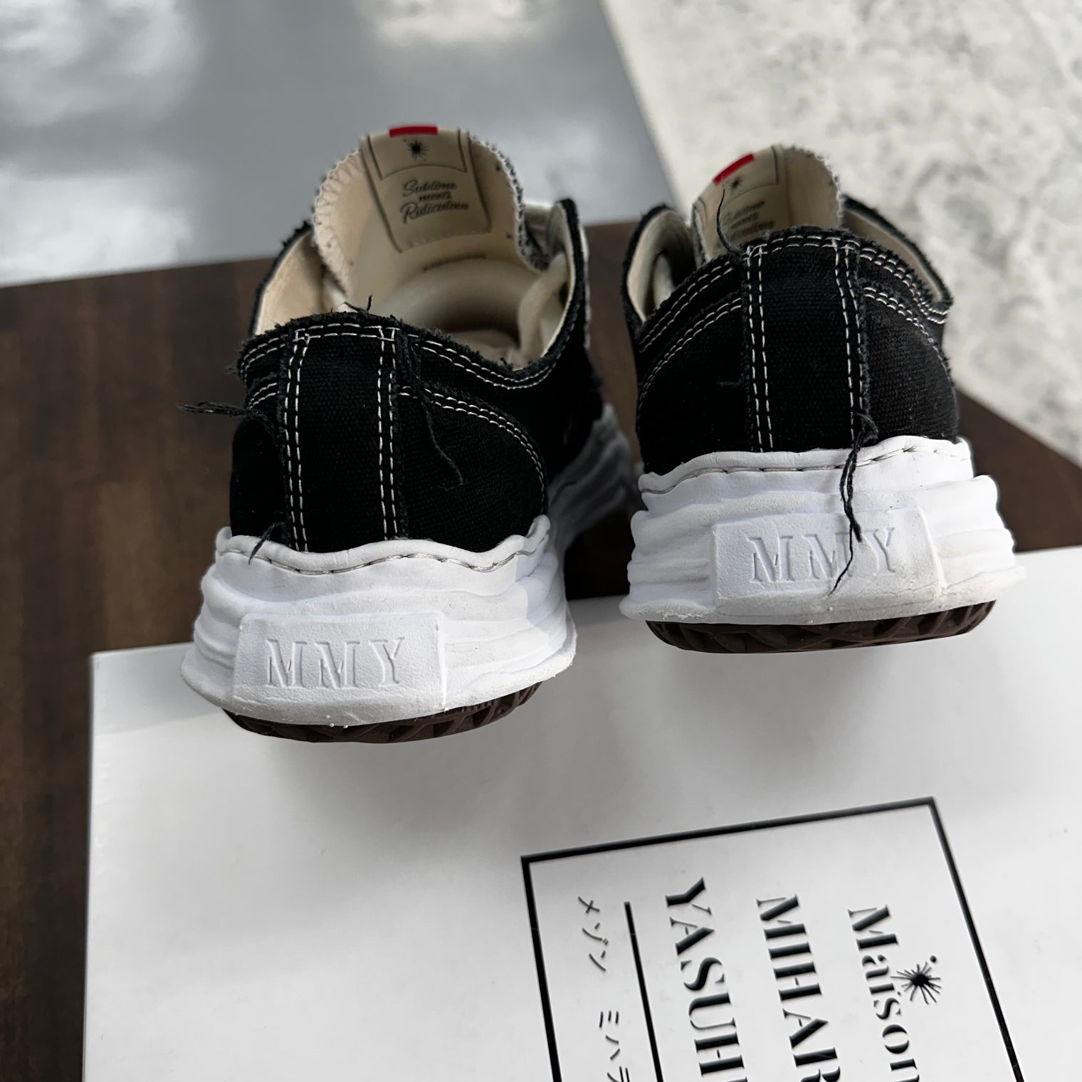 Maison Mihara Yasuhiro Peterson OG Sole Canvas Low Black (USED)