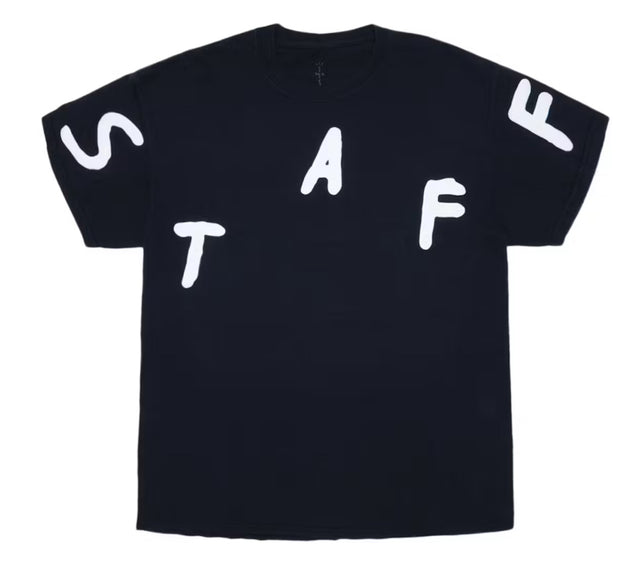 Travis Scott Astrofest 2019 Staff Embossed Tee Black