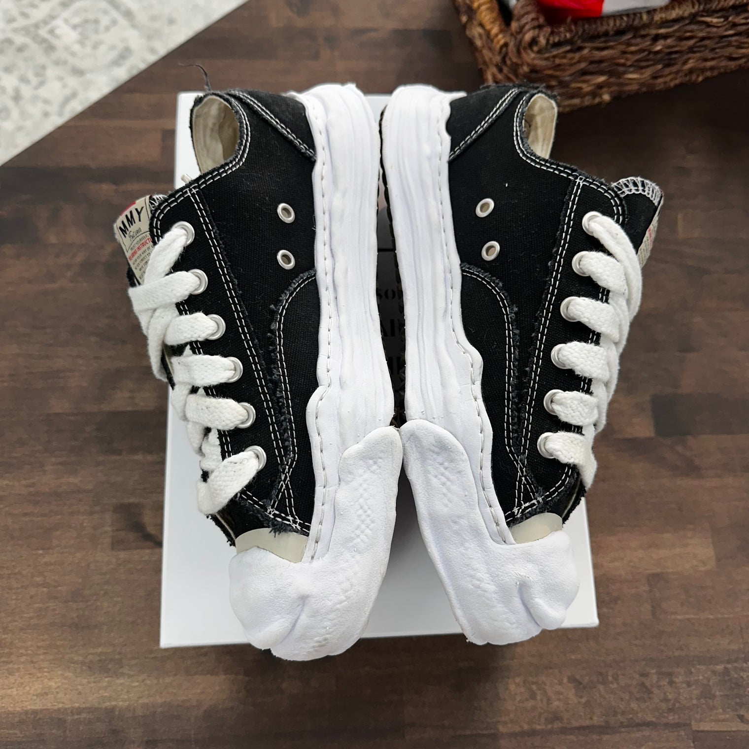 Maison Mihara Yasuhiro Peterson OG Sole Canvas Low Black (USED)