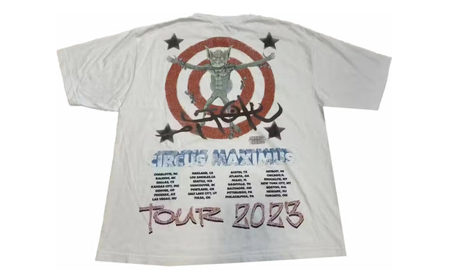Travis Scott Utopia Circus Maximus (2023) Tour Tee