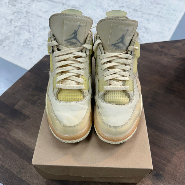 Off White Sail Jordan 4 (USED, No box)