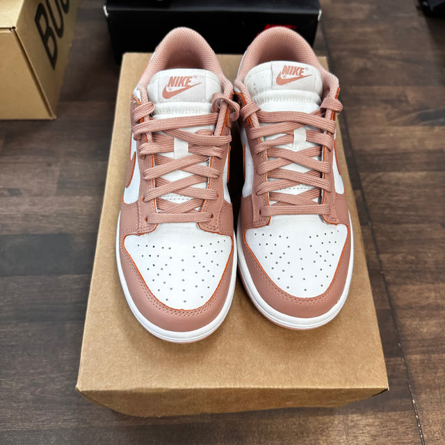 (W) Rose Whisper Nike Dunk Low (USED,No Box)