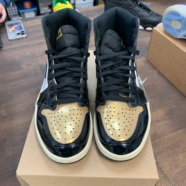 Patent Gold Toe Jordan 1 High NRG (USED,No Box,No Insole)