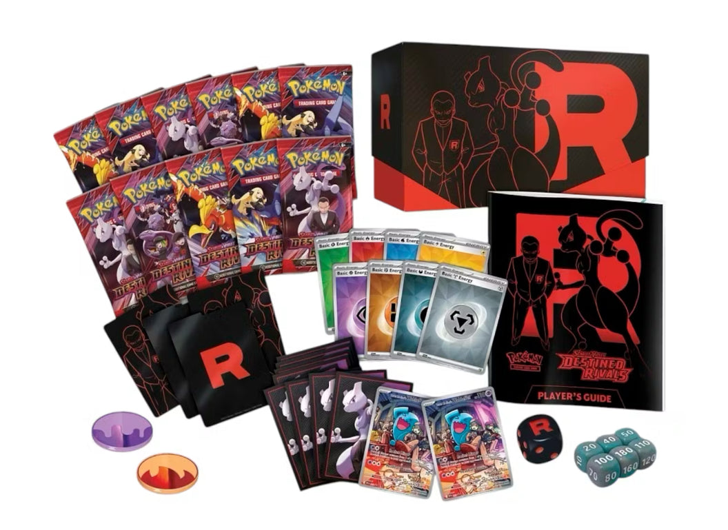 Pokémon TCG Destined Pokemon Center Exclusive Rival Elite Trainer Box