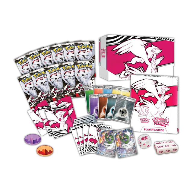 White Flare Pokemon Elite Trainer Box Pokemon Center Exclusive