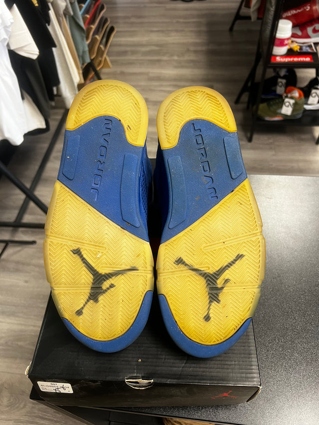 Blue Suede Jordan 5 (USED,No Box)